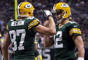 Aaron Rodgers & Jordy Nelson - Packers v. Rams 2012